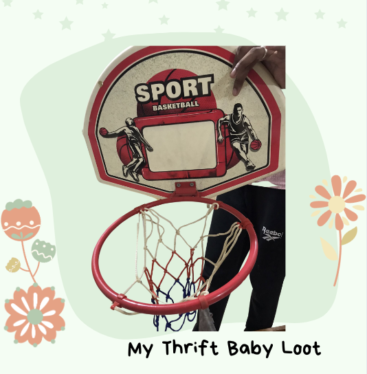 Preloved wall basket ball hoop